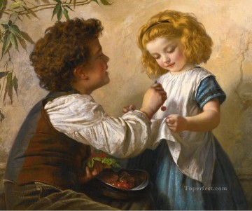 子供 Painting - ブドウ ソフィー・ゲンゲンブル・アンダーソンの子供たち